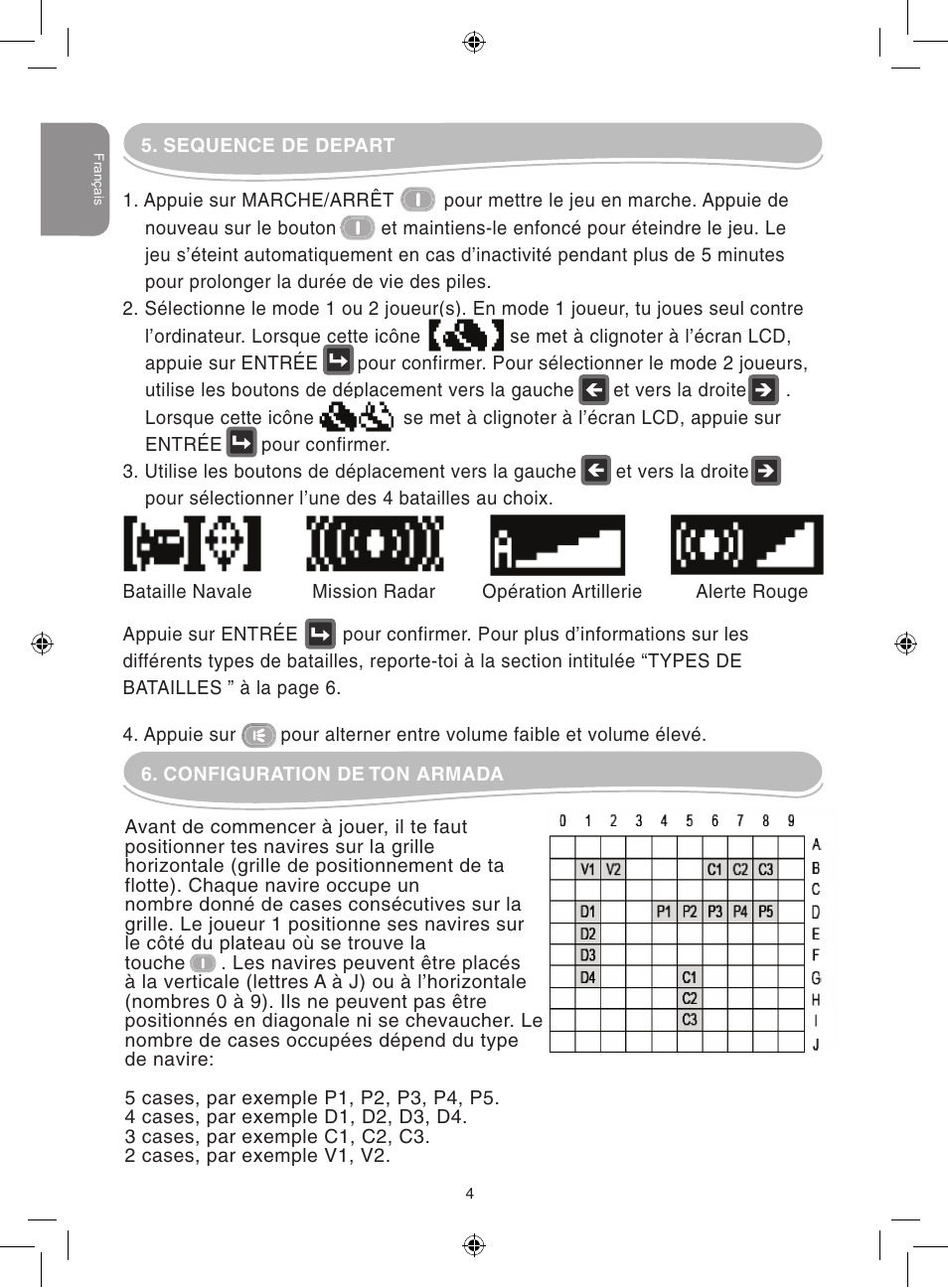 Lexibook GT2000 User Manual | Page 4 / 50