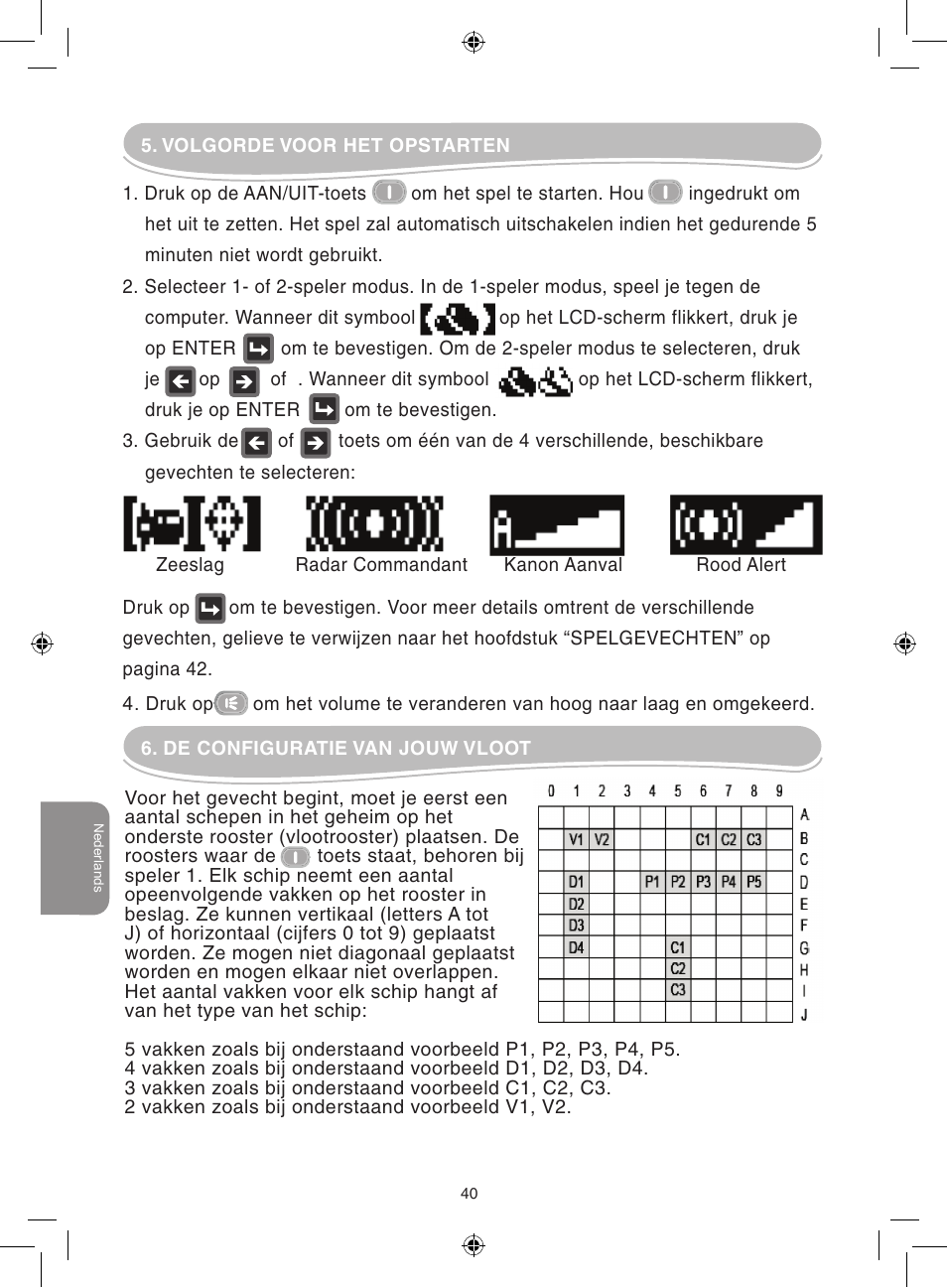 Lexibook GT2000 User Manual | Page 40 / 50