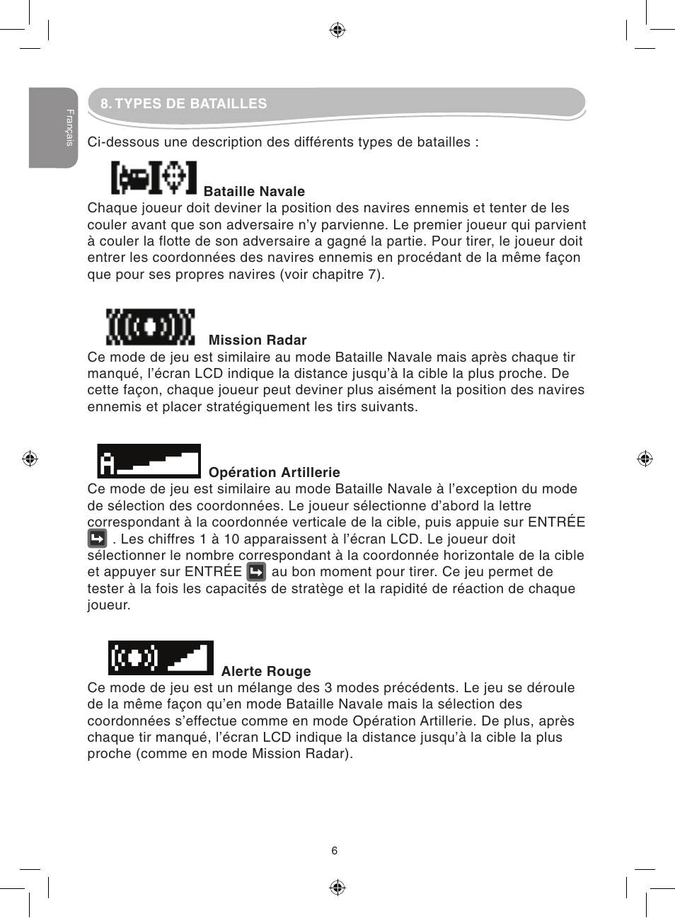 Lexibook GT2000 User Manual | Page 6 / 50