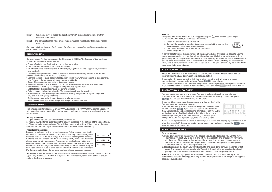 Lexibook CG1330 User Manual | Page 8 / 45