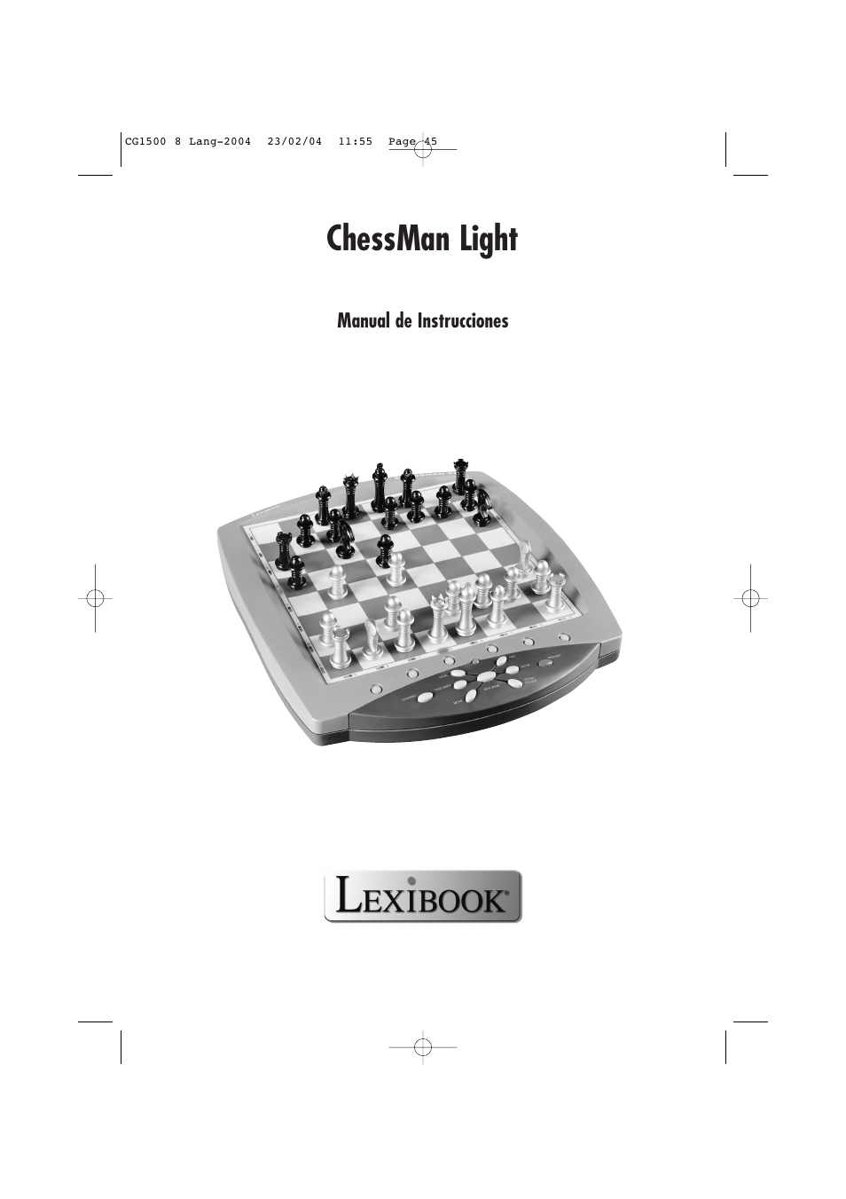 Chessman light | Lexibook CG1500 / CG1550 User Manual | Page 47 / 80