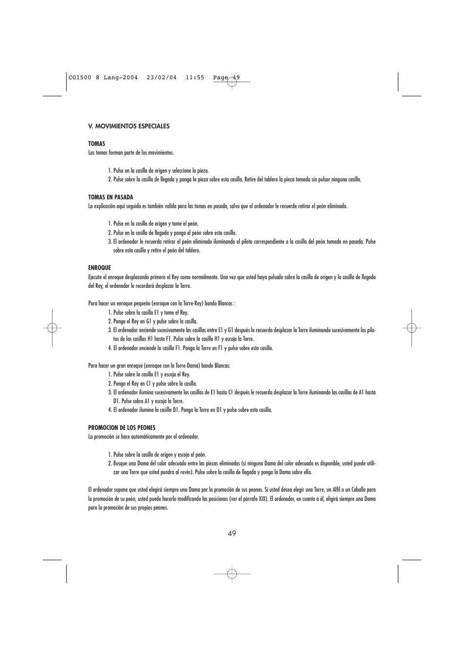 Lexibook CG1500 / CG1550 User Manual | Page 51 / 80