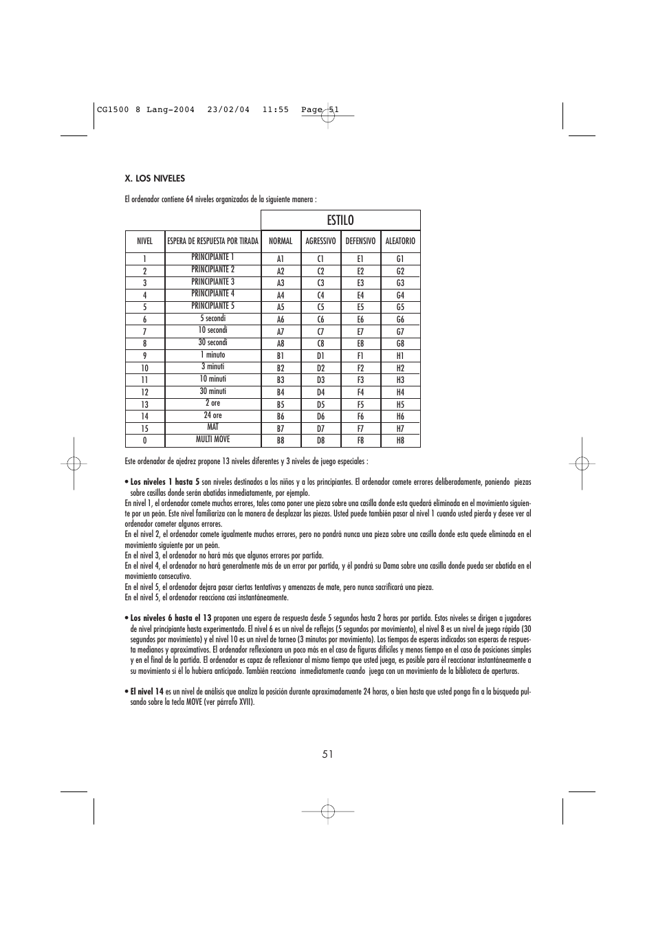 Estilo | Lexibook CG1500 / CG1550 User Manual | Page 53 / 80