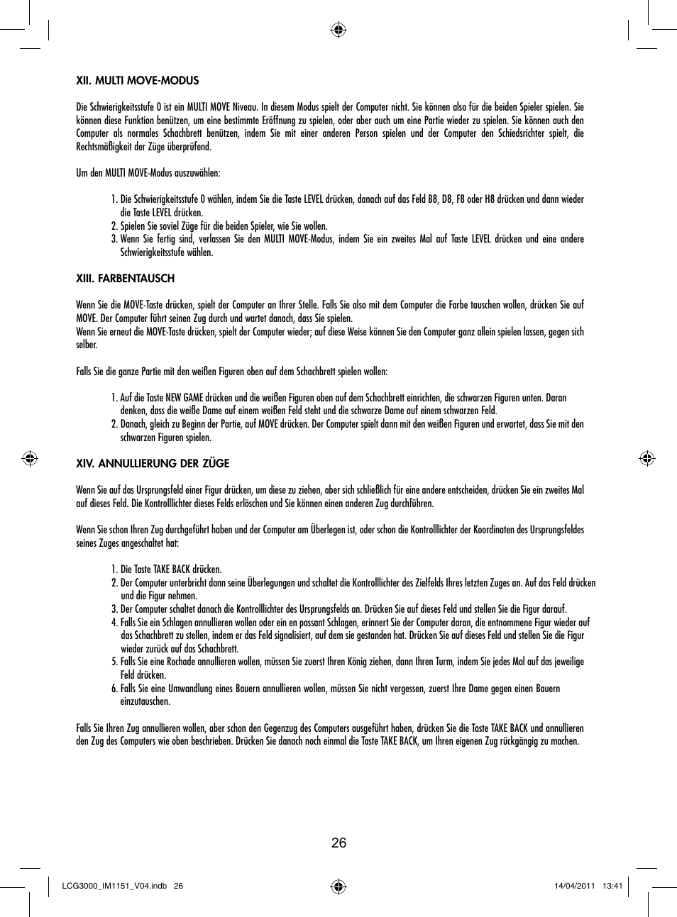 Lexibook LCG3000 User Manual | Page 27 / 77