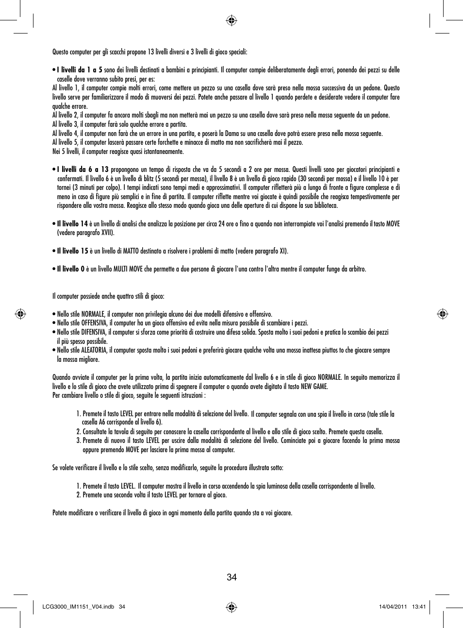 Lexibook LCG3000 User Manual | Page 35 / 77