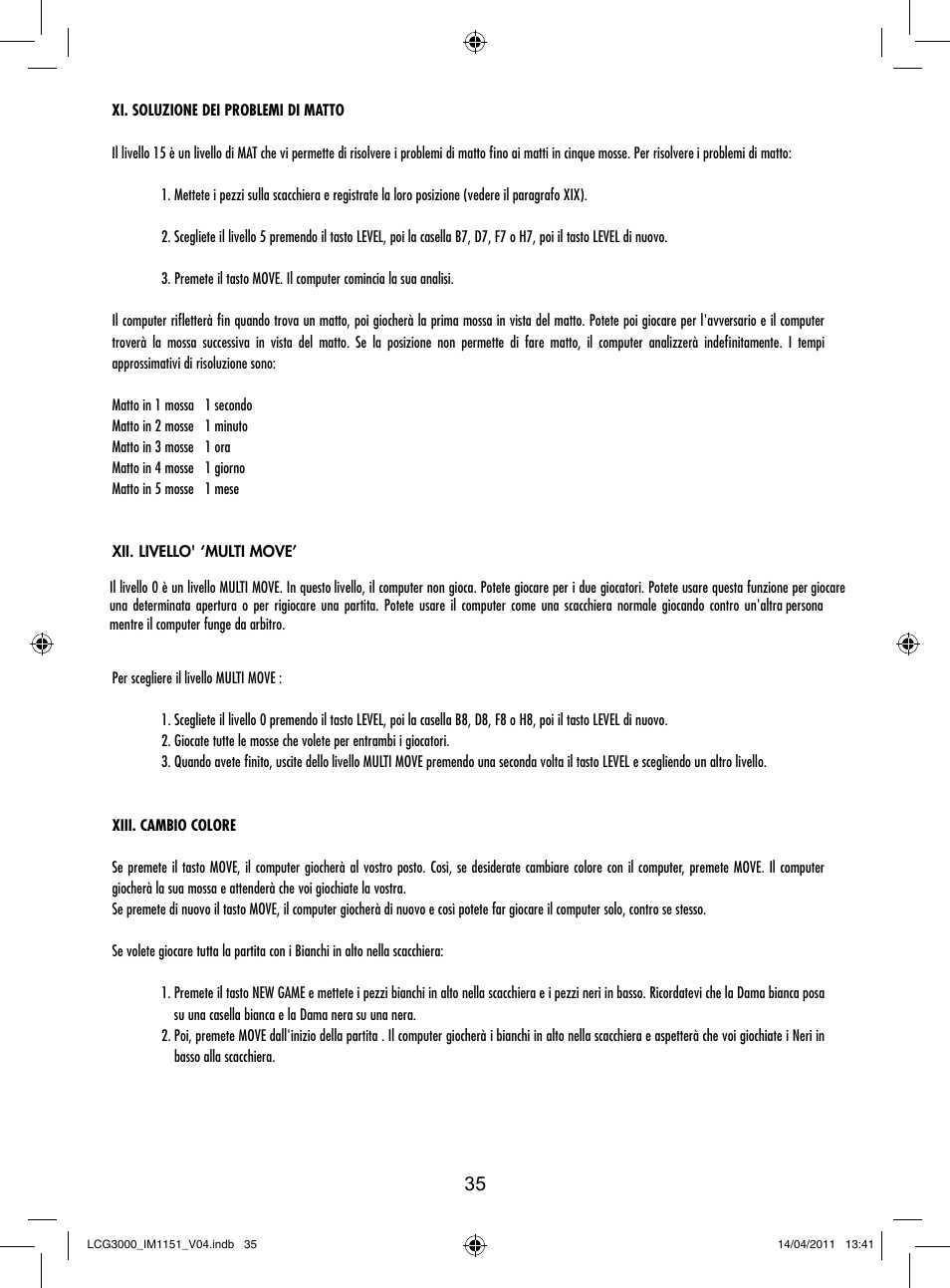 Lexibook LCG3000 User Manual | Page 36 / 77