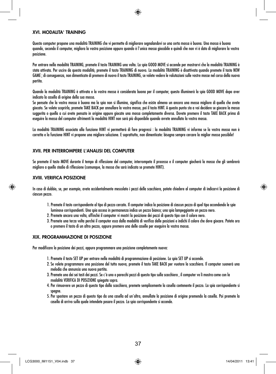 Lexibook LCG3000 User Manual | Page 38 / 77