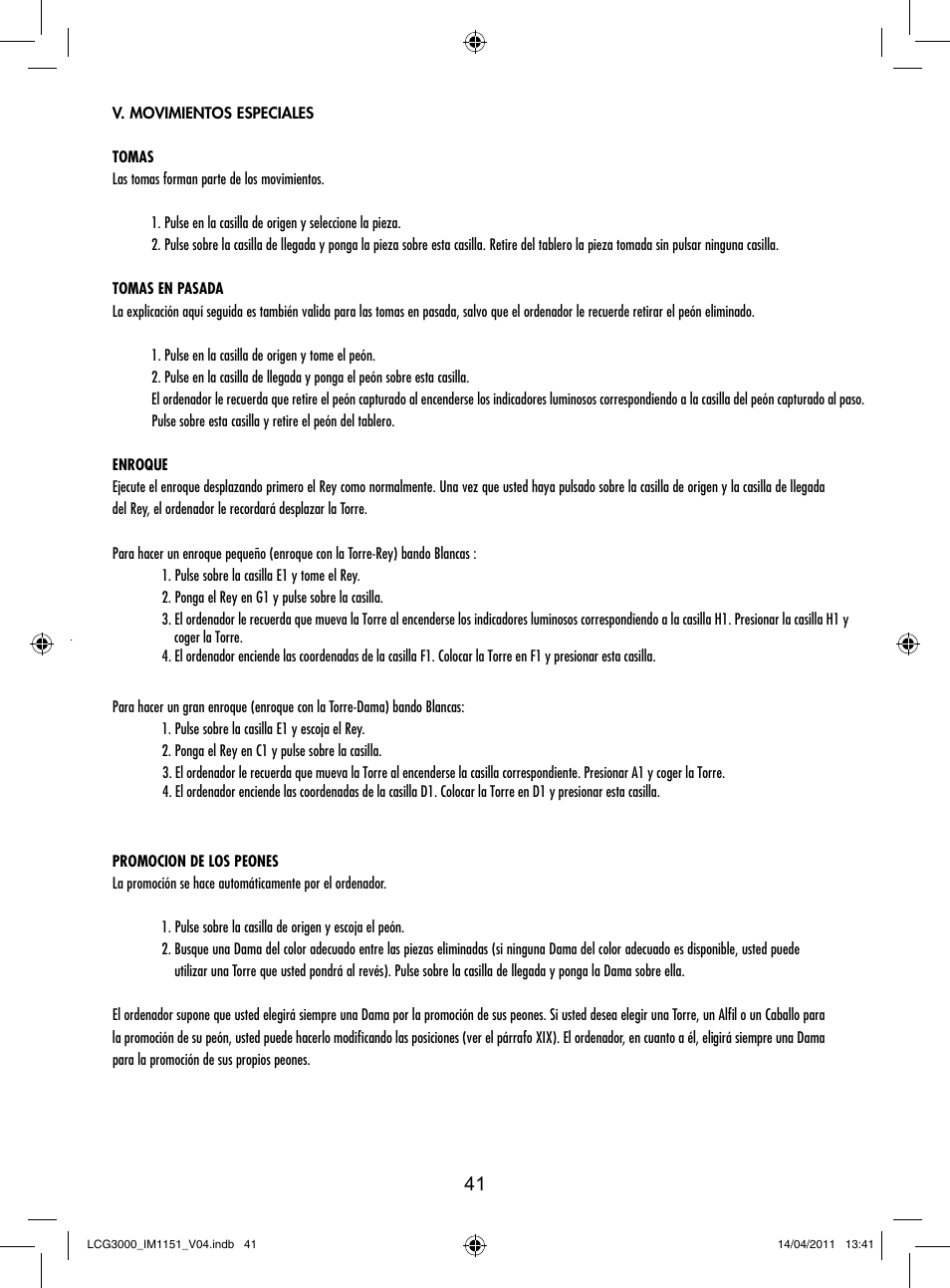 Lexibook LCG3000 User Manual | Page 42 / 77