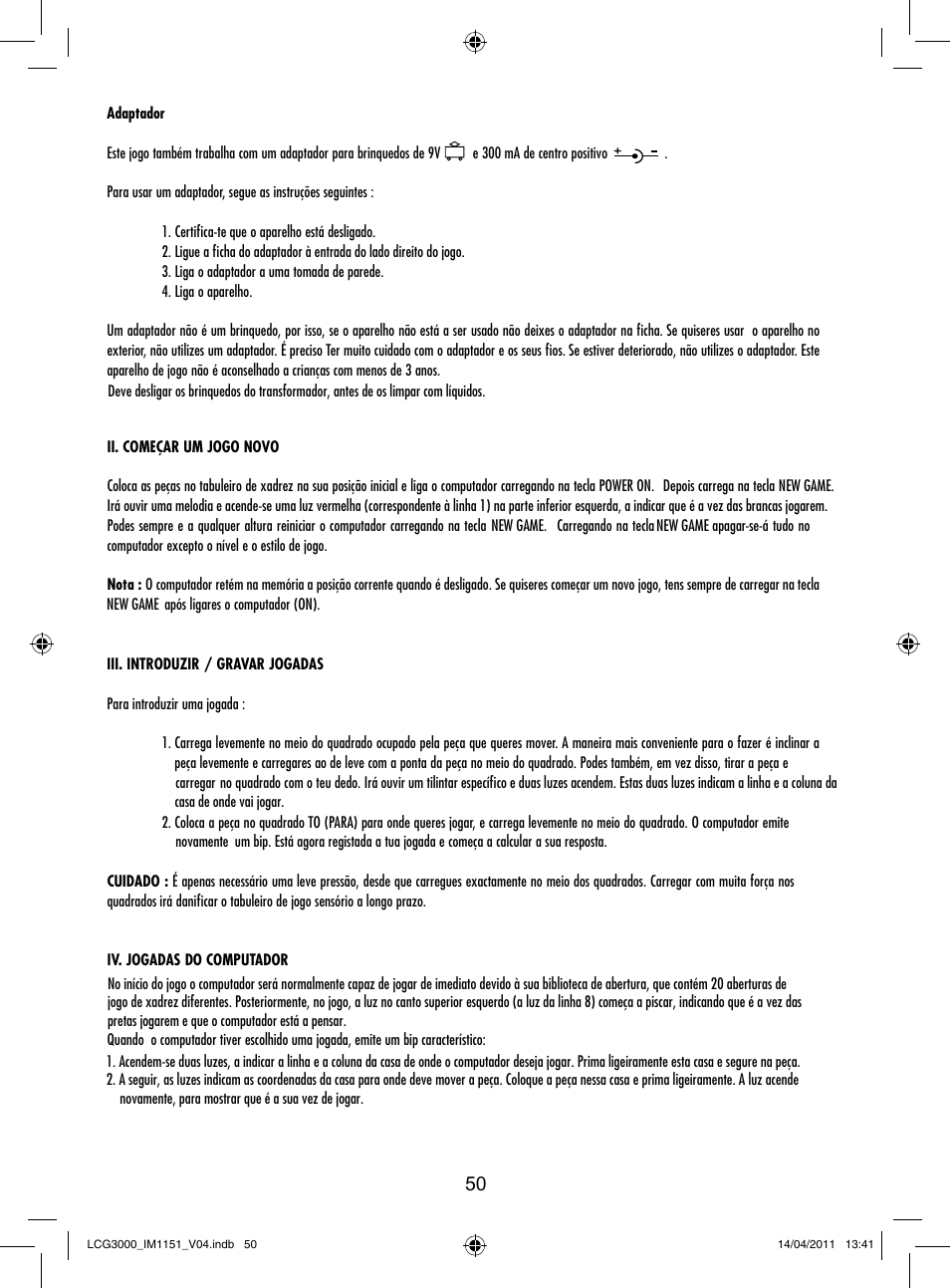 Lexibook LCG3000 User Manual | Page 51 / 77