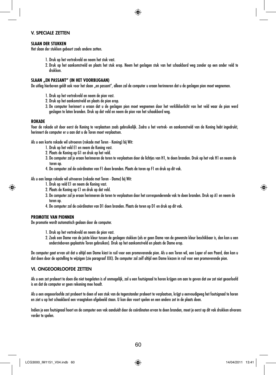 Lexibook LCG3000 User Manual | Page 61 / 77