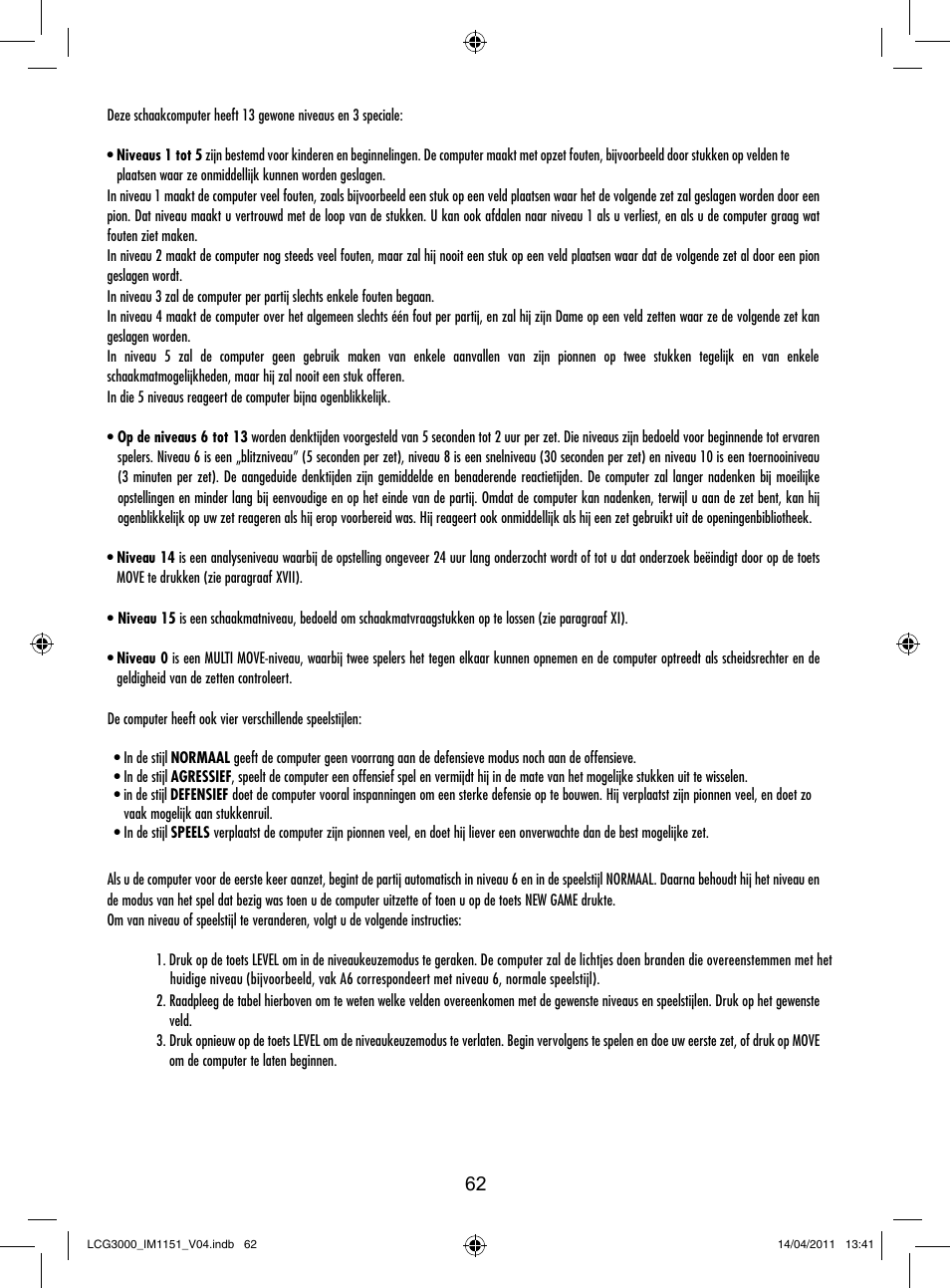 Lexibook LCG3000 User Manual | Page 63 / 77