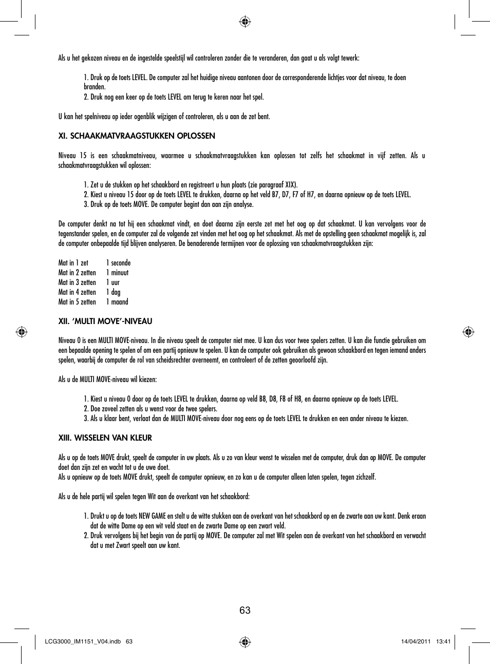 Lexibook LCG3000 User Manual | Page 64 / 77