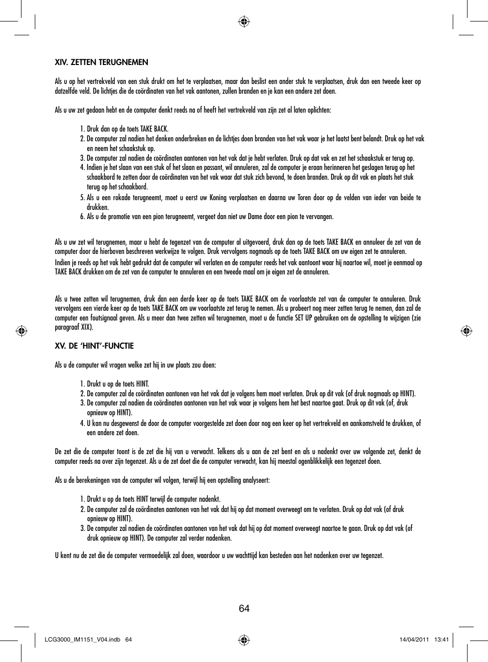 Lexibook LCG3000 User Manual | Page 65 / 77