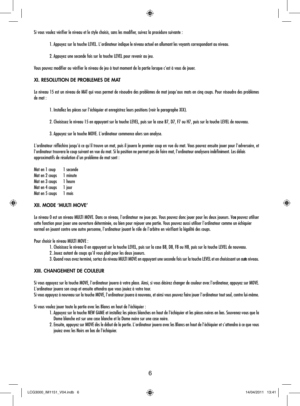 Lexibook LCG3000 User Manual | Page 7 / 77