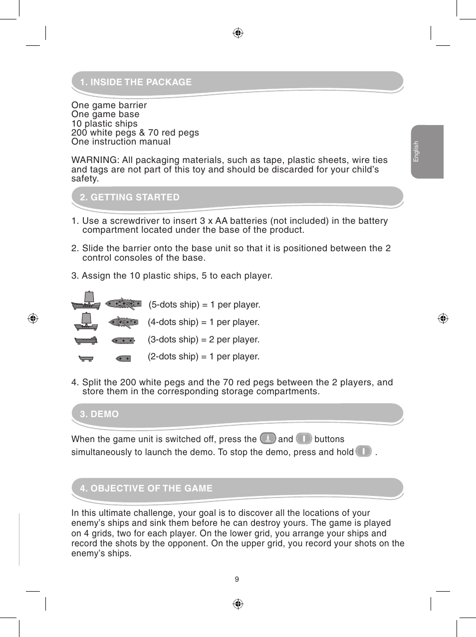 Lexibook GT2000PI User Manual | Page 9 / 51
