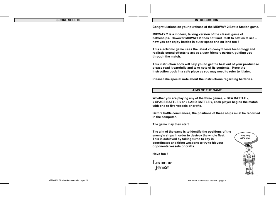 Lexibook GTG3000 User Manual | Page 7 / 8