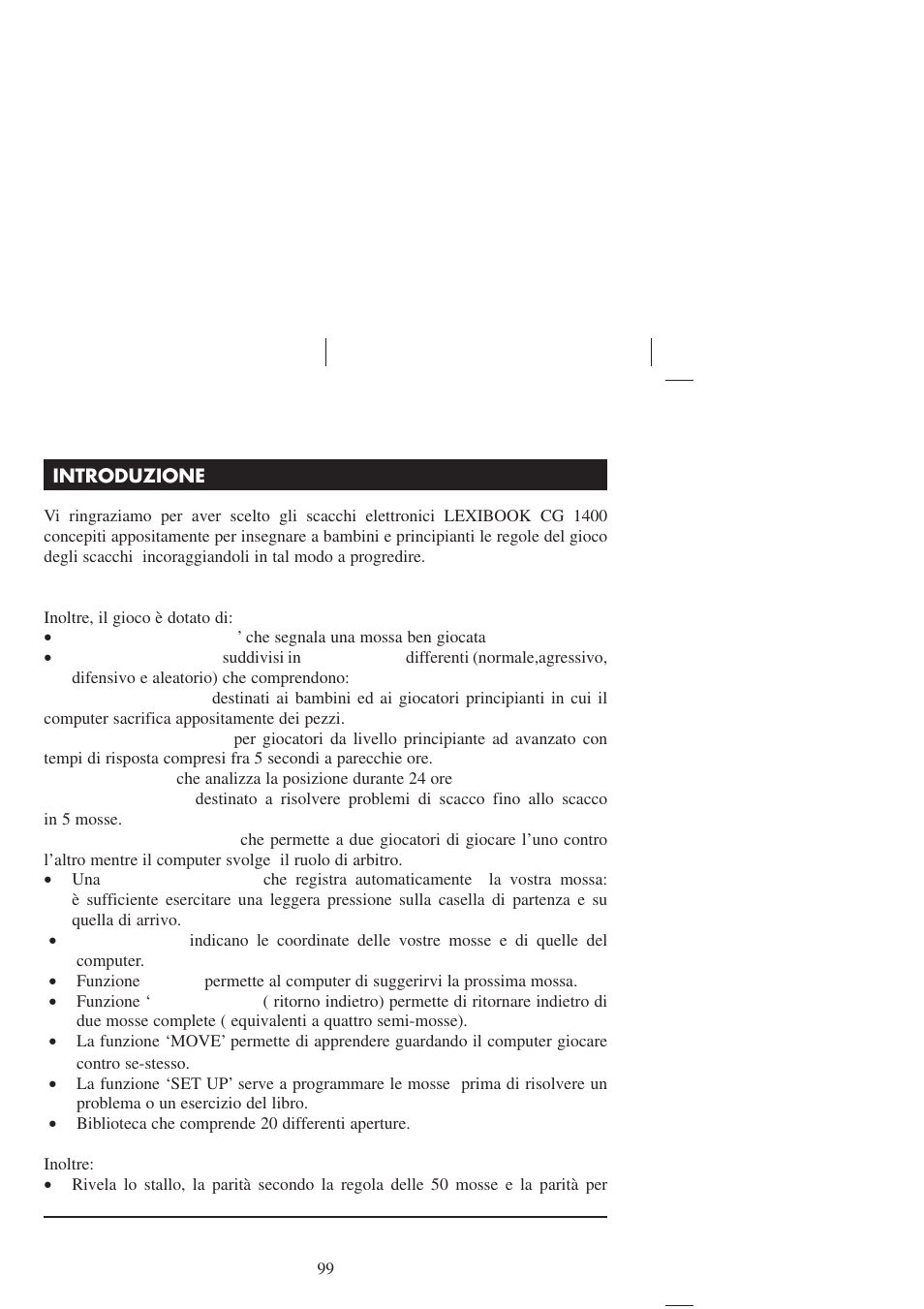 Lexibook CG1400 User Manual | Page 100 / 134