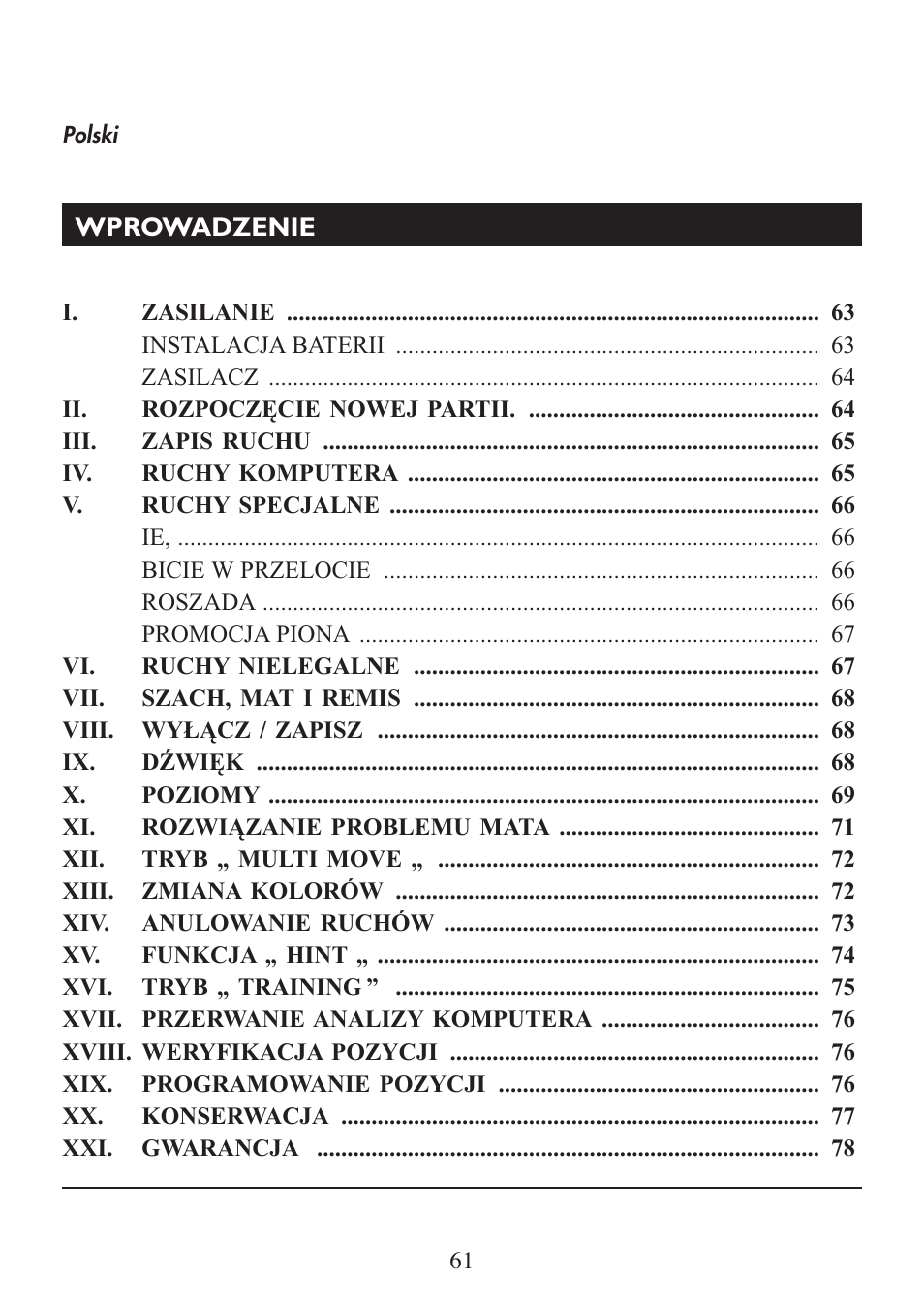 Lexibook CG1400 User Manual | Page 62 / 134