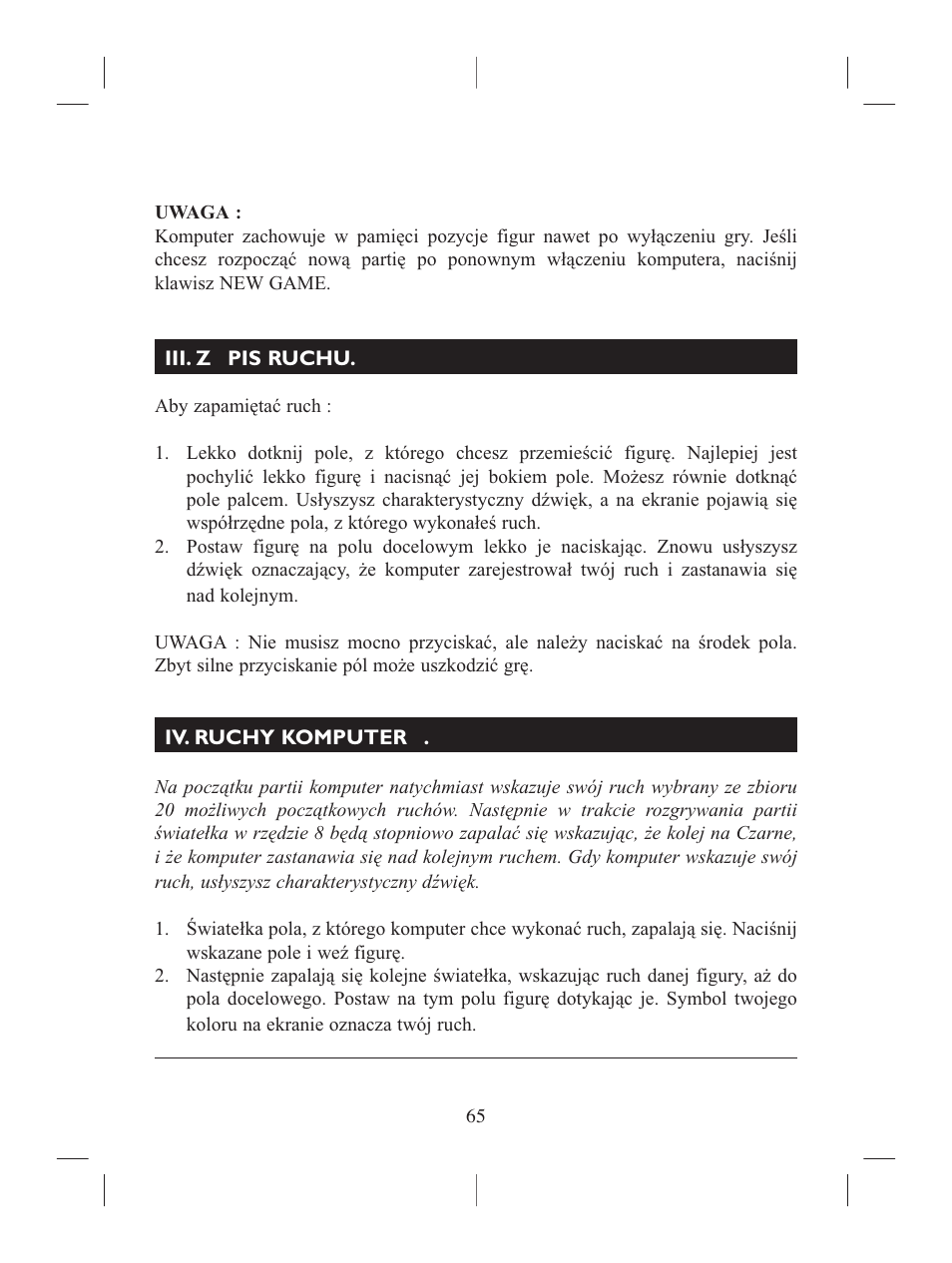 Lexibook CG1400 User Manual | Page 66 / 134
