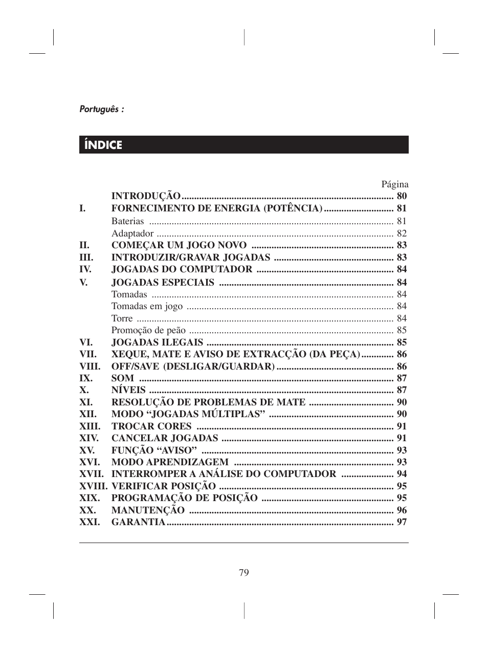 Lexibook CG1400 User Manual | Page 80 / 134