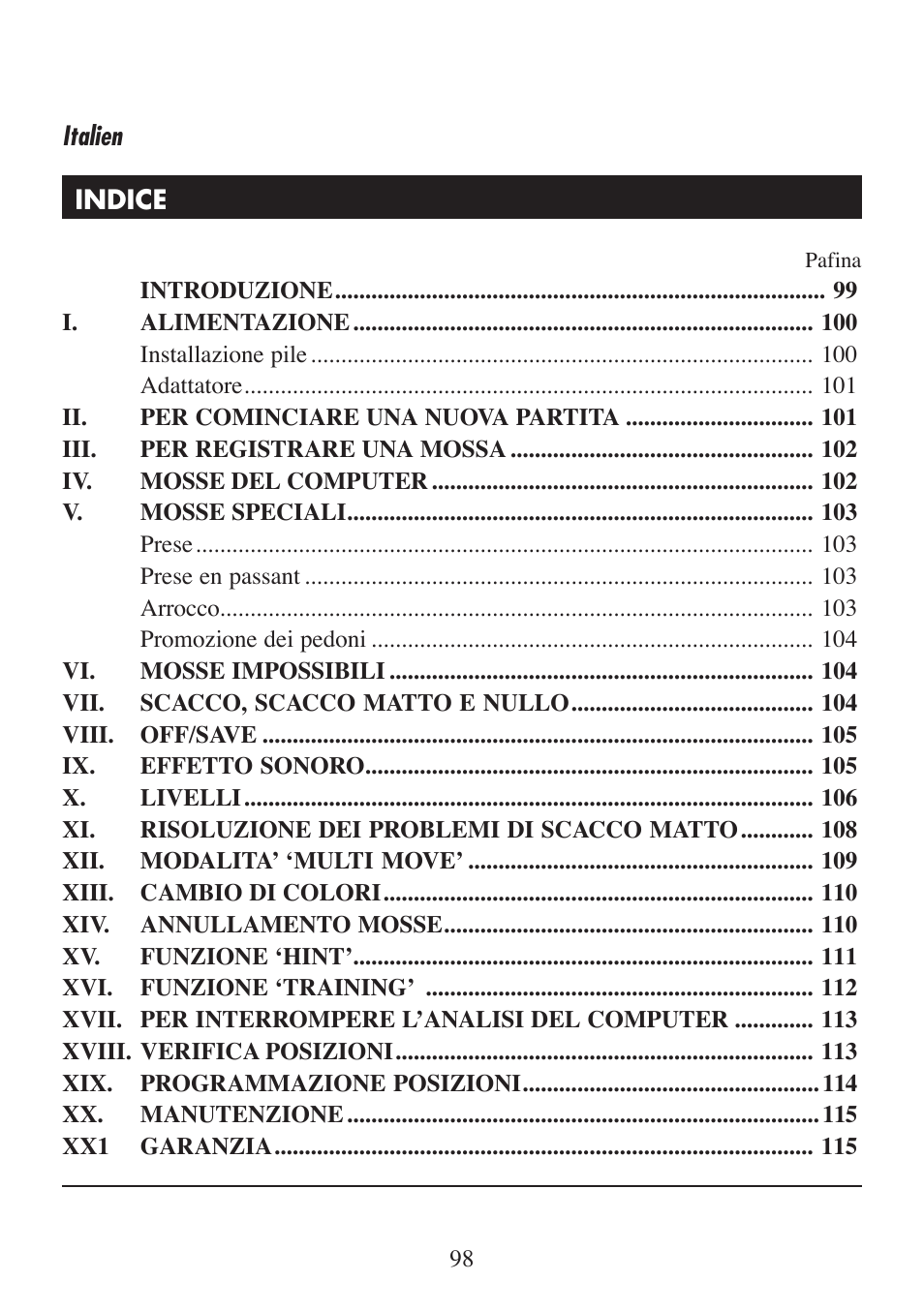 Lexibook CG1400 User Manual | Page 99 / 134