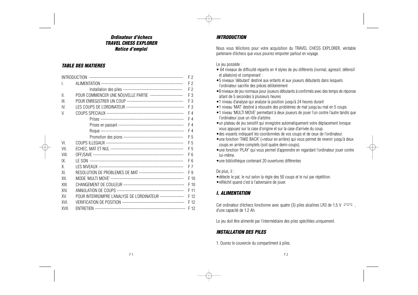 Lexibook LCG500 User Manual | Page 2 / 46