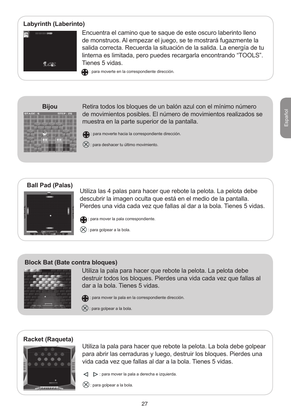 Lexibook IG10 User Manual | Page 27 / 74
