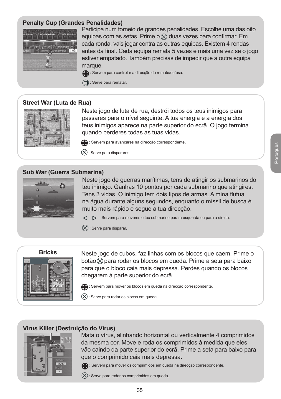 Bricks | Lexibook IG10 User Manual | Page 35 / 74