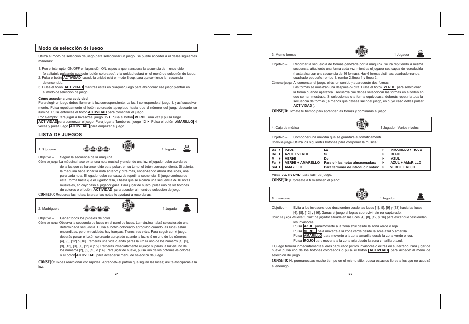 Lexibook JG200 User Manual | Page 21 / 36