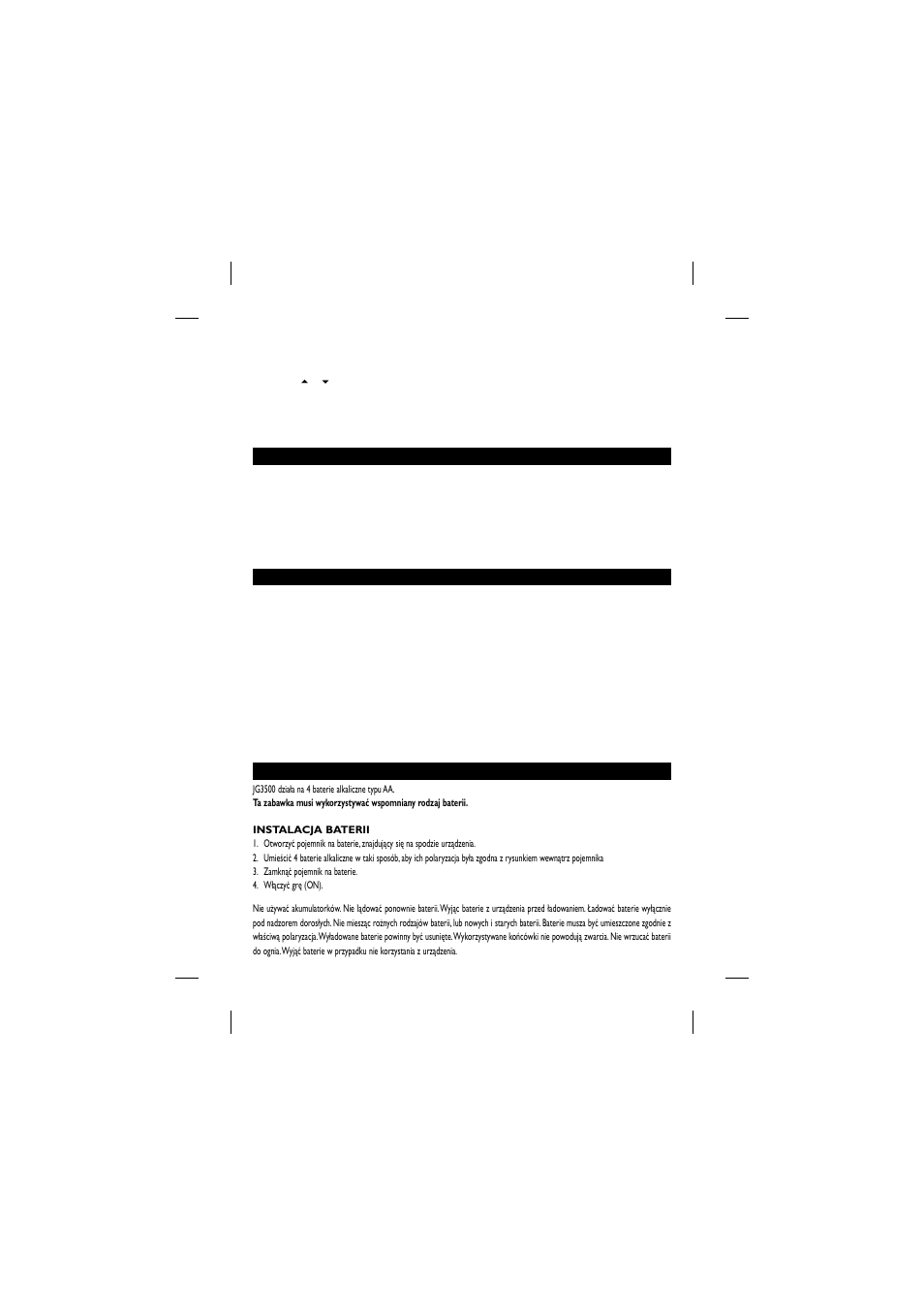 Lexibook JG3500 User Manual | Page 8 / 9