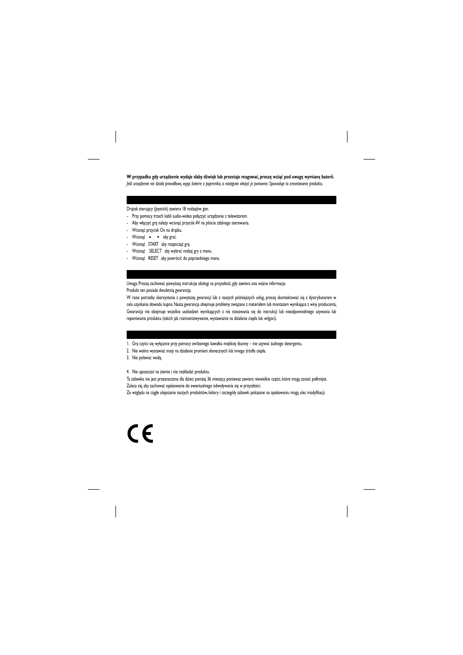 Lexibook JG3500 User Manual | Page 9 / 9