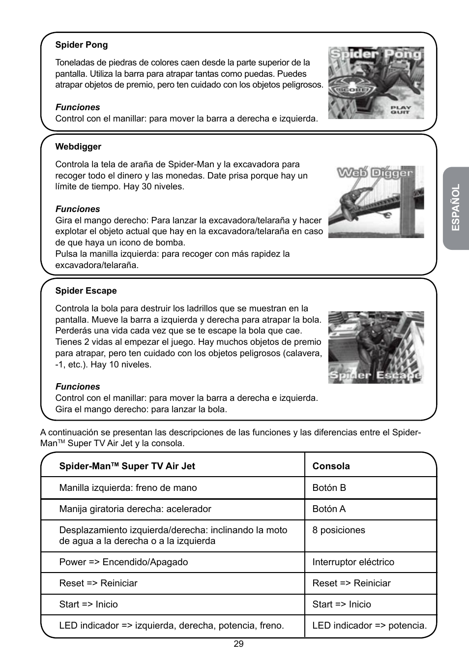 Lexibook JG6000SP User Manual | Page 29 / 86