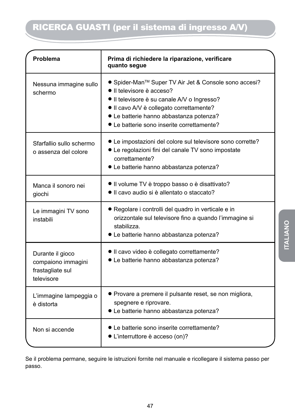 Lexibook JG6000SP User Manual | Page 47 / 86