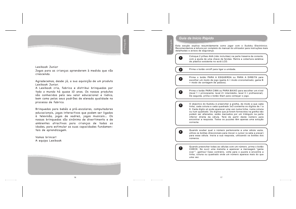 Lexibook LG500 User Manual | Page 9 / 19