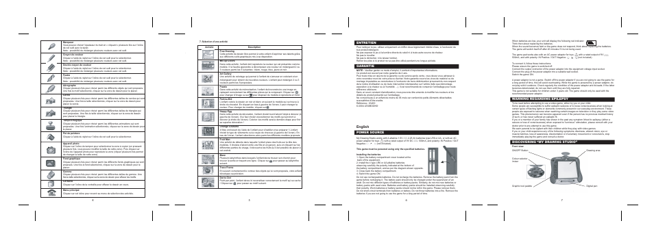 English | Lexibook IG200 User Manual | Page 2 / 12