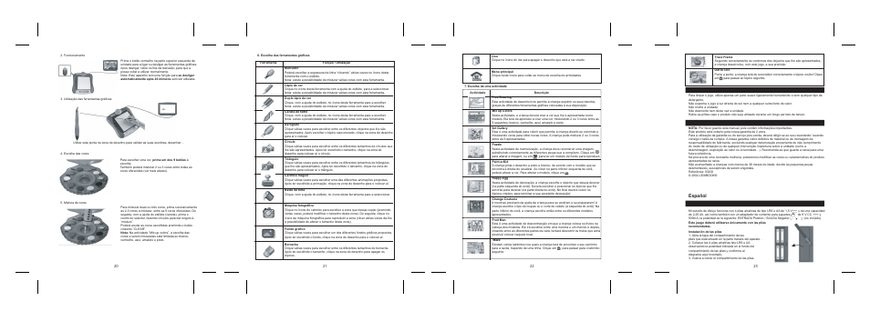 Español | Lexibook IG200 User Manual | Page 6 / 12