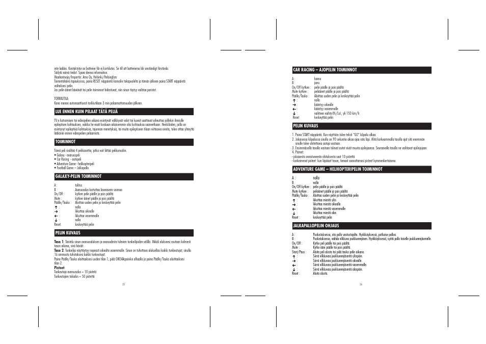 Lexibook JG1021 User Manual | Page 14 / 15