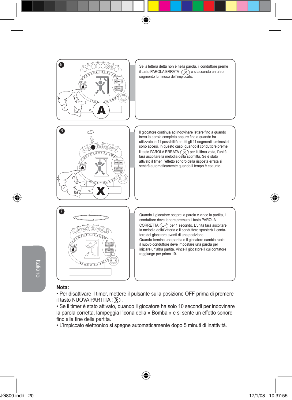 Lexibook JG800 User Manual | Page 20 / 36