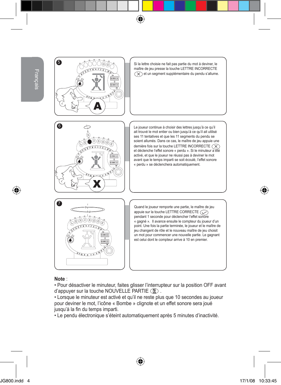 Lexibook JG800 User Manual | Page 4 / 36