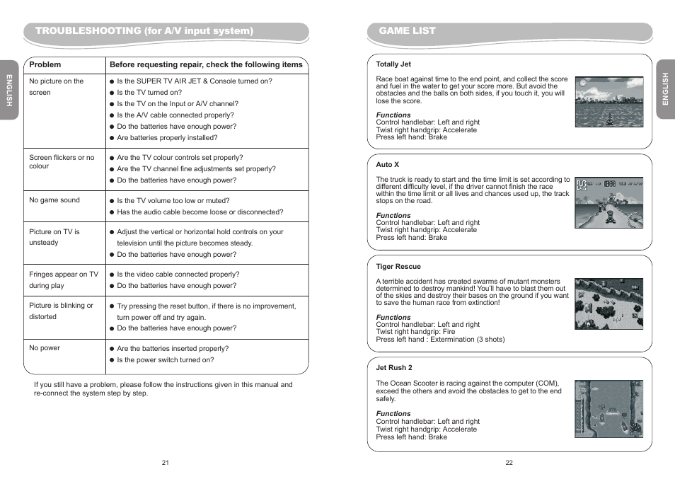 Lexibook JG6000 User Manual | Page 12 / 52