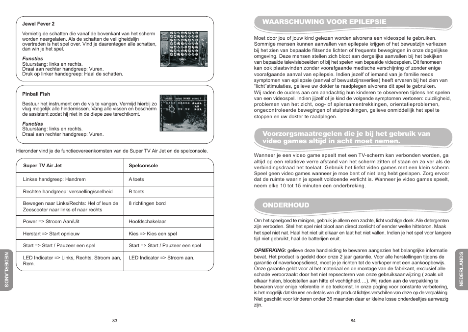 Lexibook JG6000 User Manual | Page 43 / 52