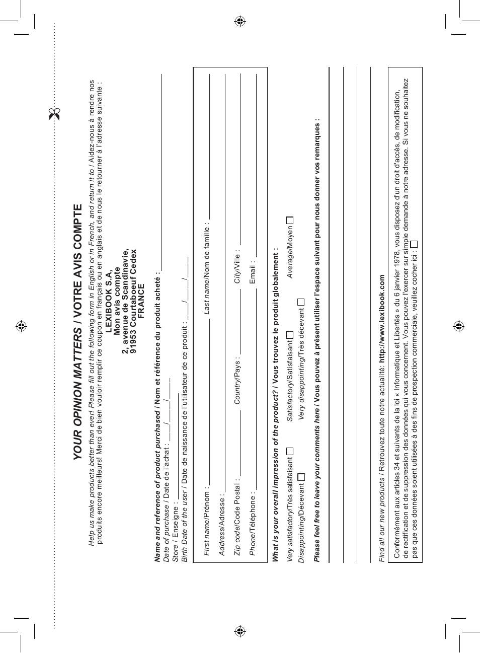 Lexibook JG7000 User Manual | Page 43 / 44