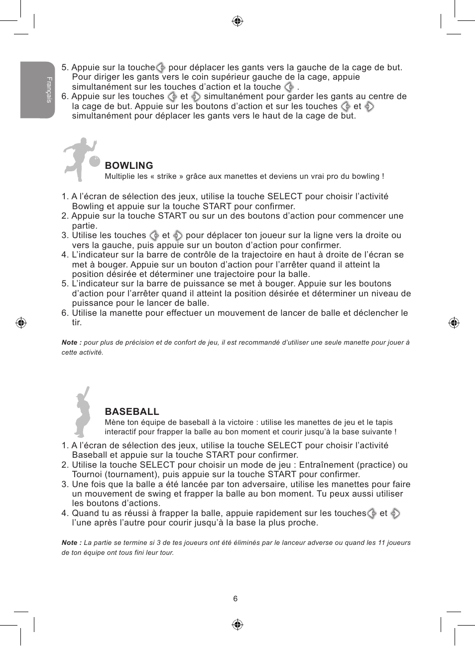 Lexibook JG7000 User Manual | Page 6 / 44