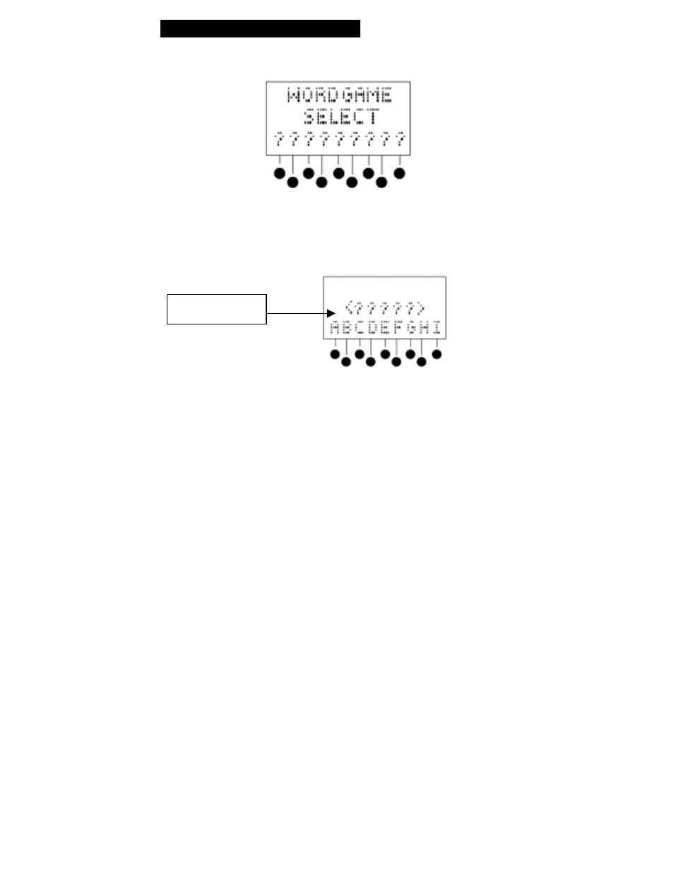 Screen displays and prompts | Lexibook LG1000 User Manual | Page 5 / 42