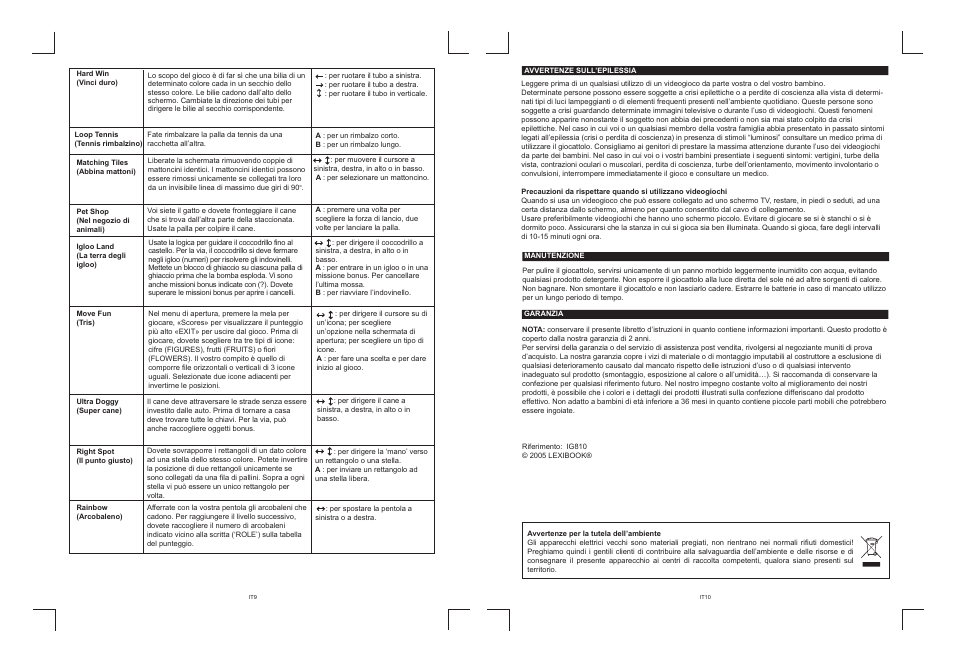 It9-10.pdf | Lexibook IG810 User Manual | Page 26 / 42