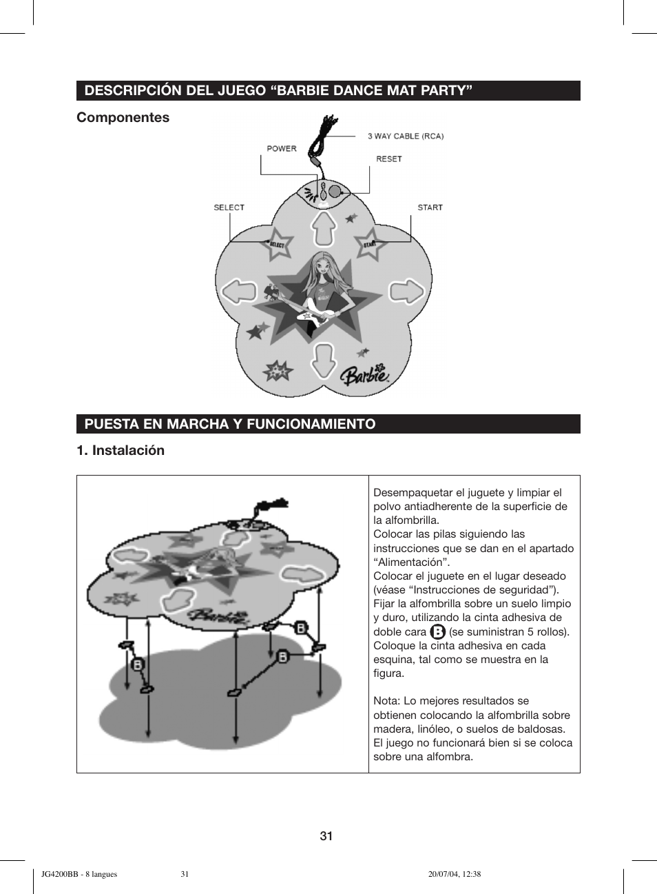 Lexibook JG4200BB User Manual | Page 31 / 58