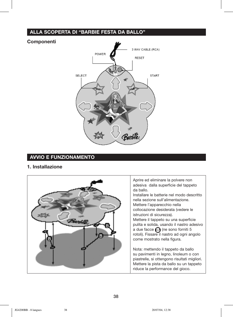 Lexibook JG4200BB User Manual | Page 38 / 58