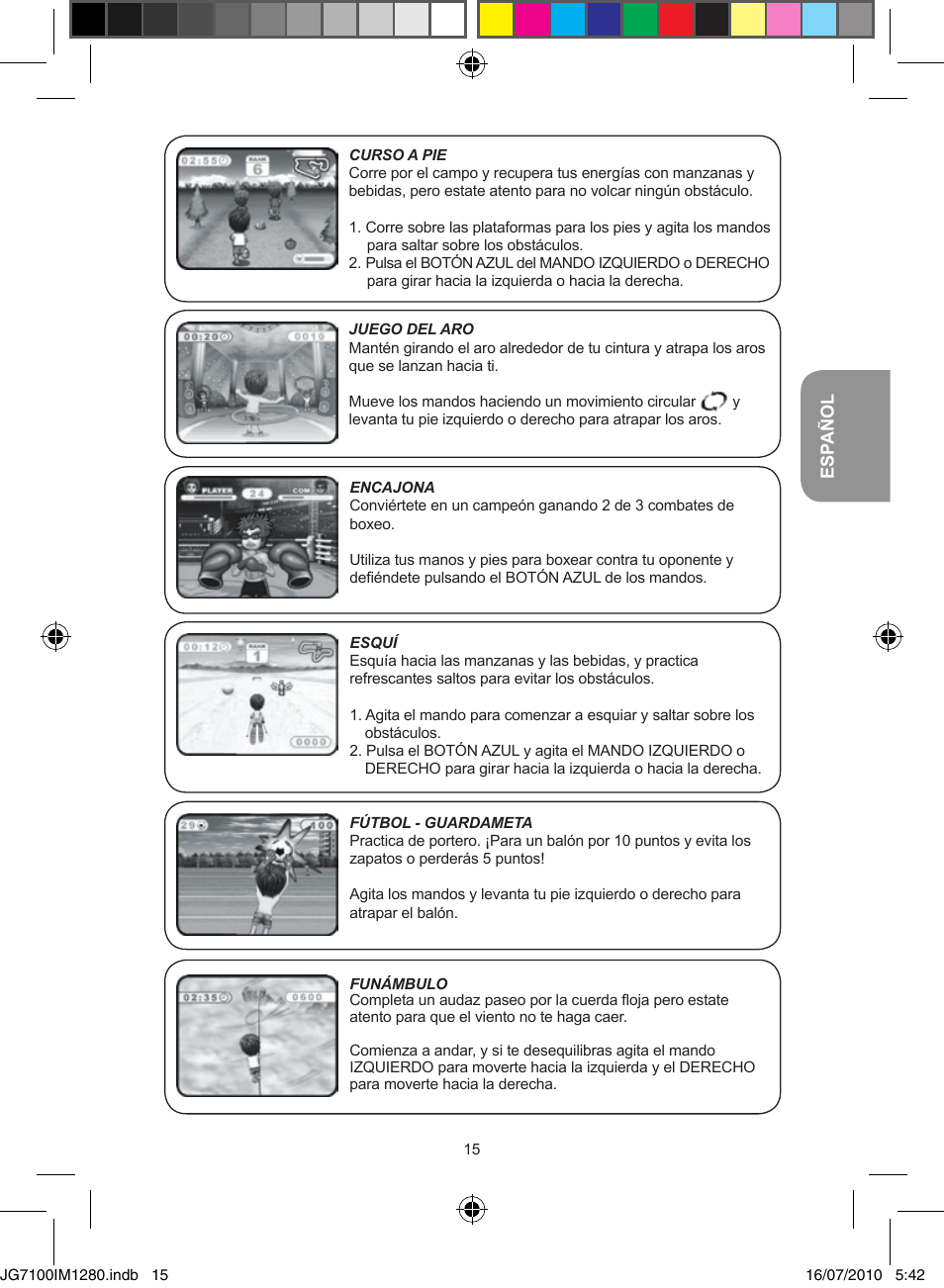 Lexibook JG7100 User Manual | Page 15 / 44