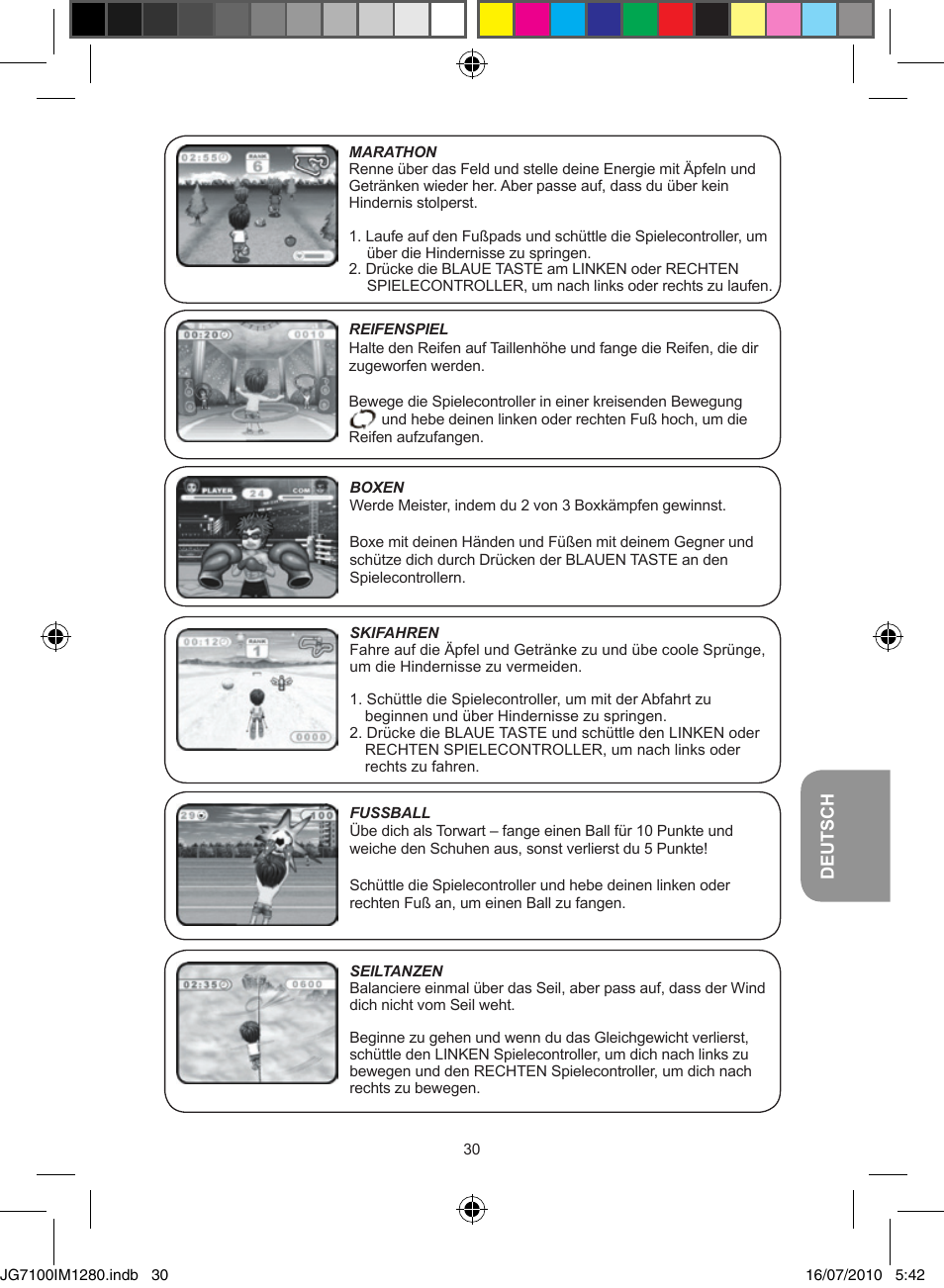 Lexibook JG7100 User Manual | Page 30 / 44