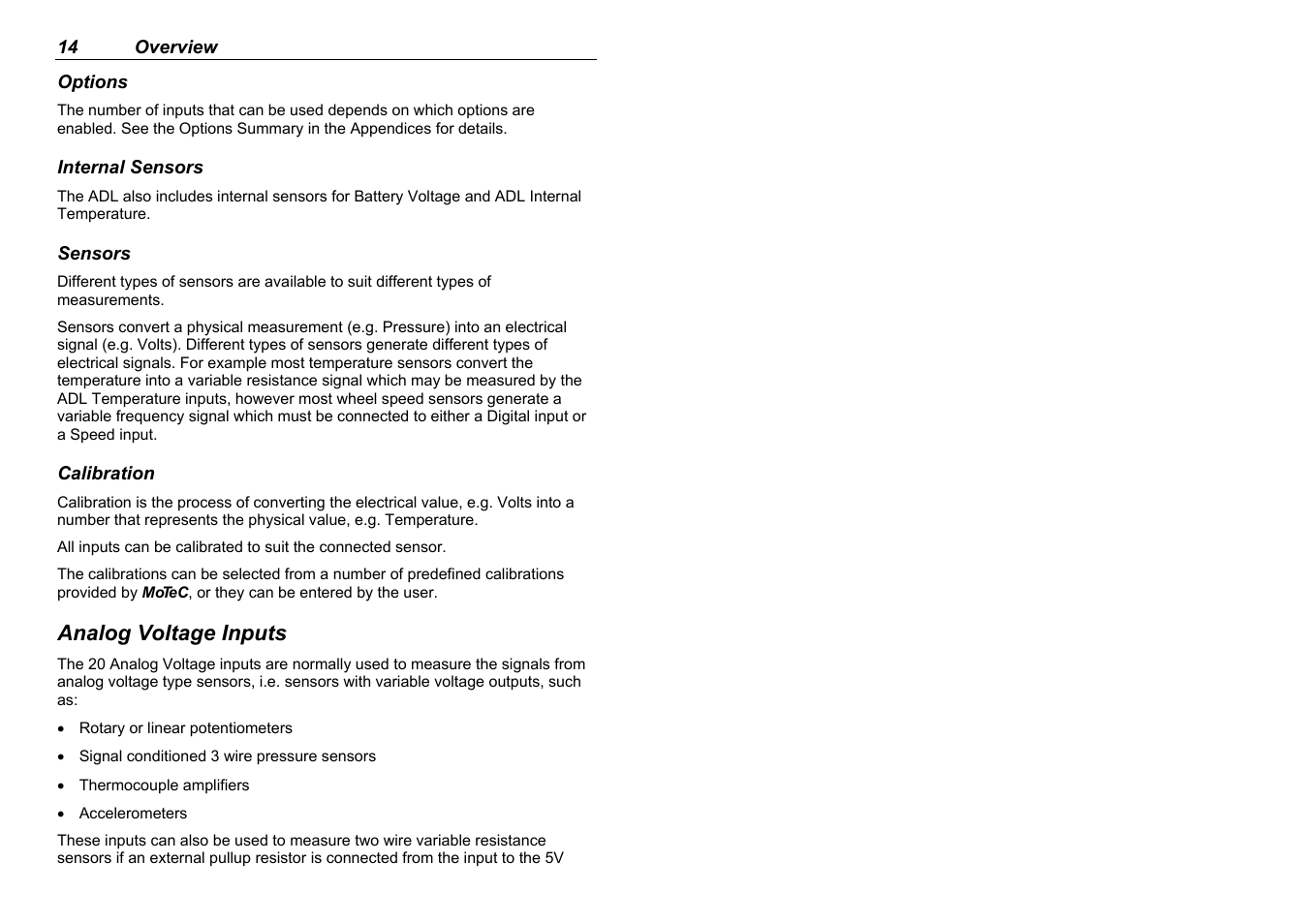 MoTeC ADL EDL User Manual | Page 16 / 81